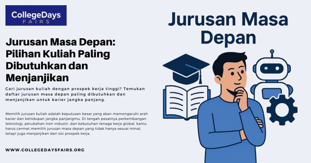 jurusan masa depan paling dibutuhkan, pilihan kuliah dengan prospek kerja tinggi dan peluang karier luas