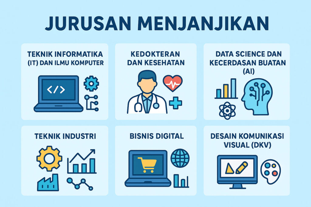 6 Jurusan Menjanjikan : Rekomendasi Lengkap Jurusan Kuliah untuk Masa Depan Cerah